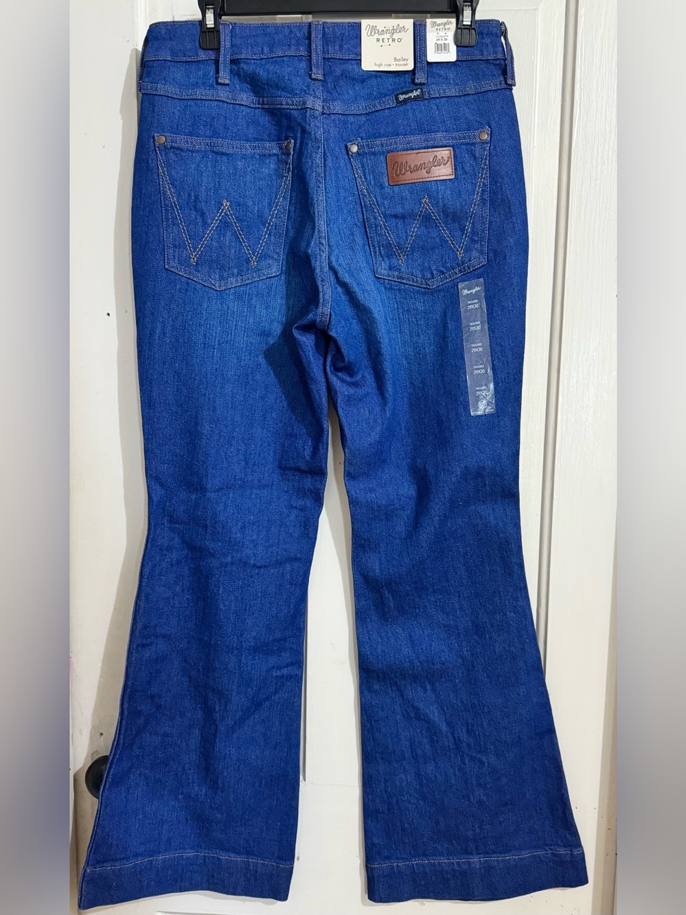 Wrangler Retro Bailey High Rise Trouser Jeans - Blue